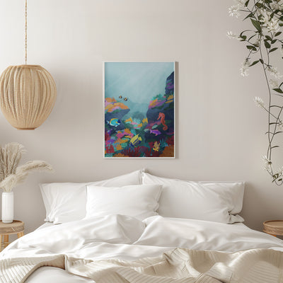 Beyond the Waves - Stretched Canvas, Poster or Fine Art Print I Heart Wall Art