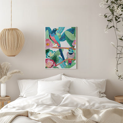 Birds of Spring - Stretched Canvas, Poster or Fine Art Print I Heart Wall Art