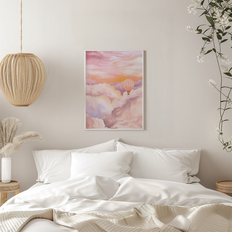 In the Clouds - Stretched Canvas, Poster or Fine Art Print I Heart Wall Art