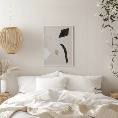 Graphic Shapes and Lines Poster - Stretched Canvas, Poster or Fine Art Print I Heart Wall Art