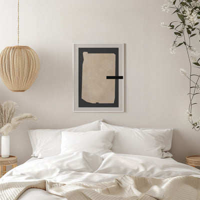 Abstract Beige Painting - Stretched Canvas, Poster or Fine Art Print I Heart Wall Art