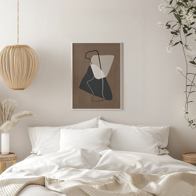 Abstract Silhouette - Stretched Canvas, Poster or Fine Art Print I Heart Wall Art