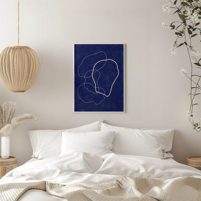 Minimalist Design with Organic Shapes - Stretched Canvas, Poster or Fine Art Print I Heart Wall Art