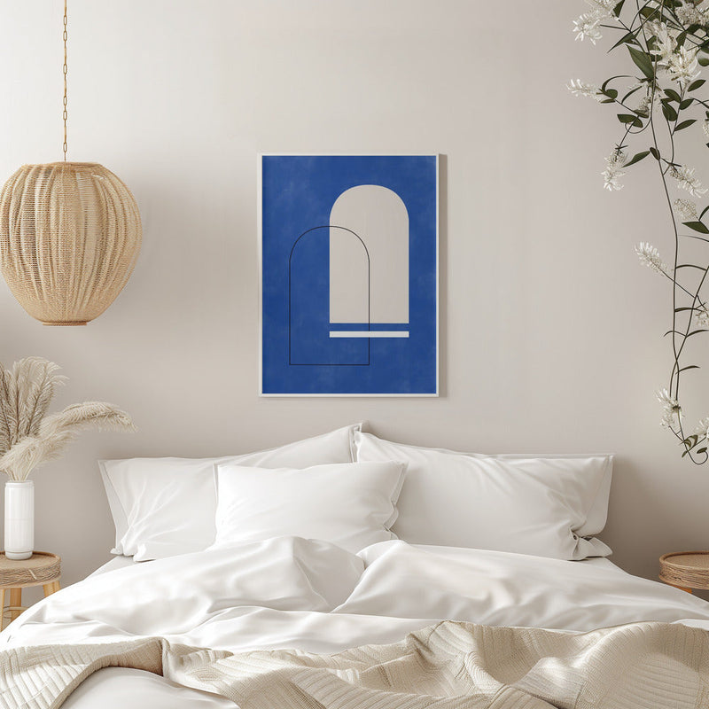 Geometric Echoes - Stretched Canvas, Poster or Fine Art Print I Heart Wall Art
