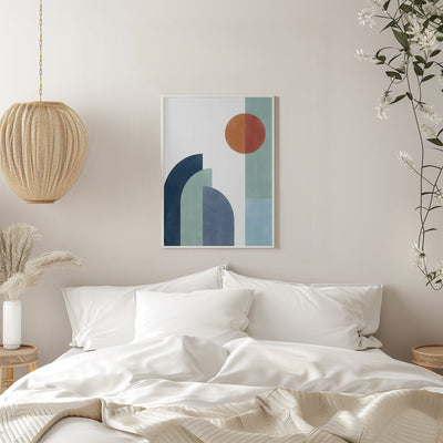 Geometric Shapes With A Minimalist Design - Stretched Canvas, Poster or Fine Art Print I Heart Wall Art