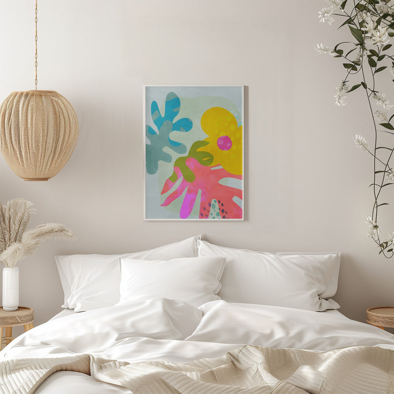 Pastel cut out Matisse - Stretched Canvas, Poster or Fine Art Print I Heart Wall Art