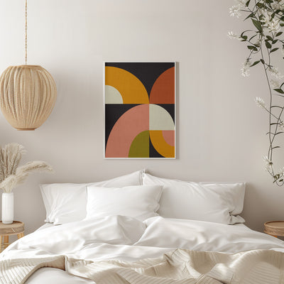 Geo Shapes Fall 21 Geo - Stretched Canvas, Poster or Fine Art Print I Heart Wall Art