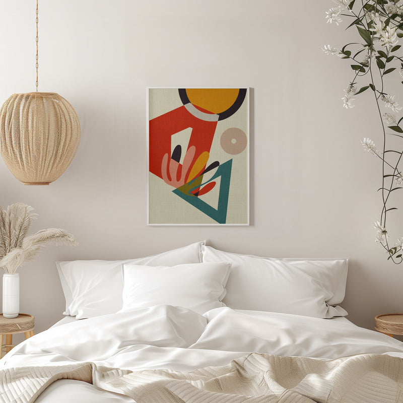 Mid Century Cirque 2 - Stretched Canvas, Poster or Fine Art Print I Heart Wall Art