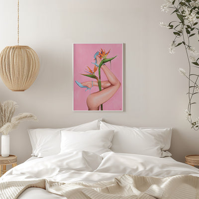 Bird of Paradise - Stretched Canvas, Poster or Fine Art Print I Heart Wall Art