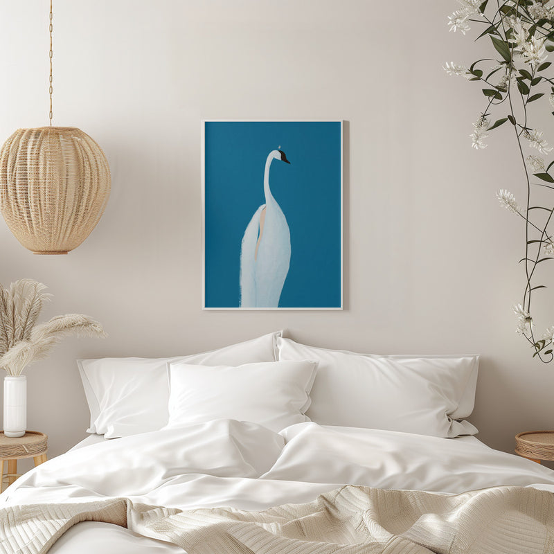 Swan Maybe - Stretched Canvas, Poster or Fine Art Print I Heart Wall Art