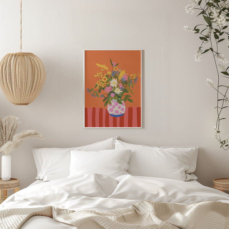 Bouquet of flowers - Stretched Canvas, Poster or Fine Art Print I Heart Wall Art