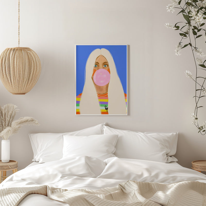 Candy girl - Stretched Canvas, Poster or Fine Art Print I Heart Wall Art