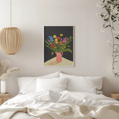 Meadow in a vase - Stretched Canvas, Poster or Fine Art Print I Heart Wall Art