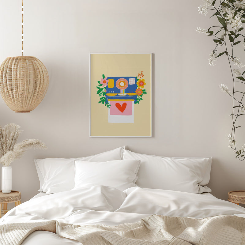Love at first sight - Stretched Canvas, Poster or Fine Art Print I Heart Wall Art
