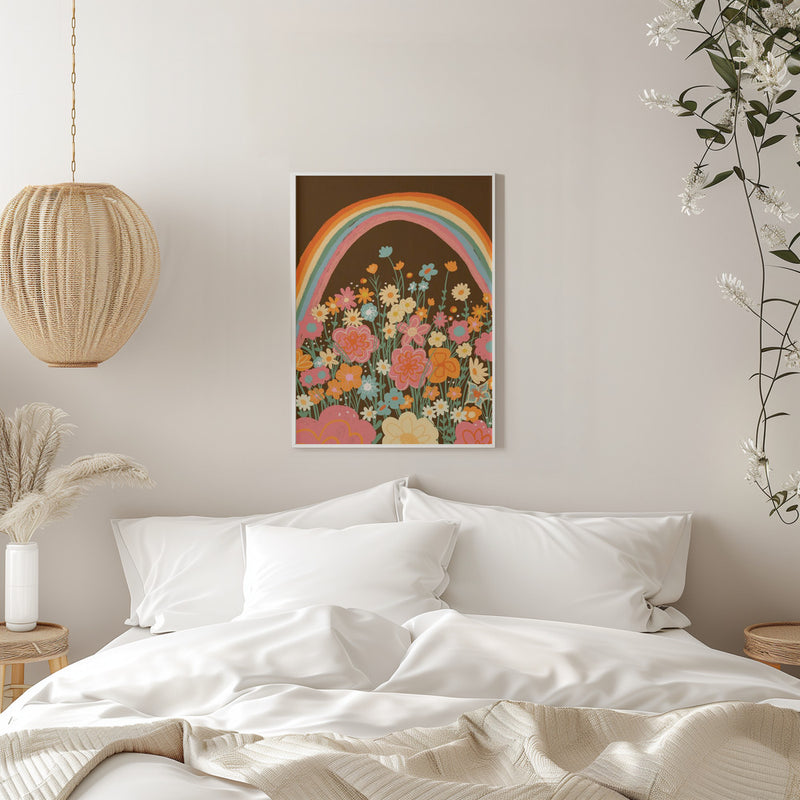 Under the rainbow - Stretched Canvas, Poster or Fine Art Print I Heart Wall Art