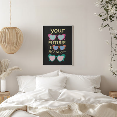 Bright Future Joy - Stretched Canvas, Poster or Fine Art Print I Heart Wall Art