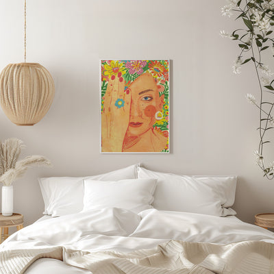 Spring lady - Stretched Canvas, Poster or Fine Art Print I Heart Wall Art