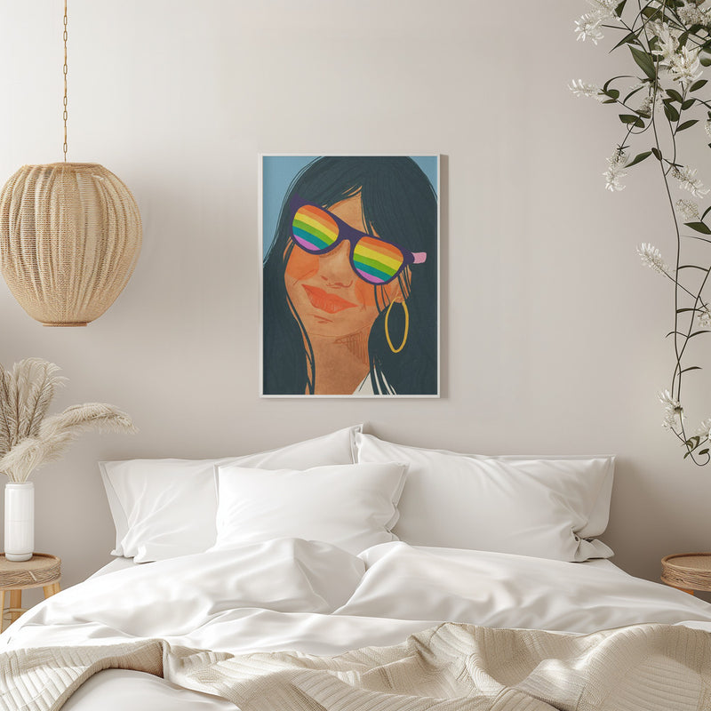 Happy pride - Stretched Canvas, Poster or Fine Art Print I Heart Wall Art