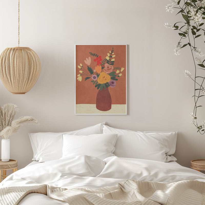 Floral elegance - Stretched Canvas, Poster or Fine Art Print I Heart Wall Art