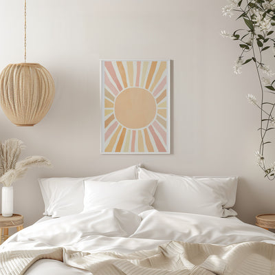 Boho sun - Stretched Canvas, Poster or Fine Art Print I Heart Wall Art