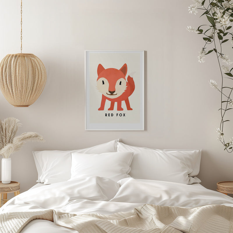 Red Fox - Stretched Canvas, Poster or Fine Art Print I Heart Wall Art