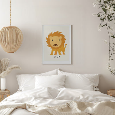 Lion - Stretched Canvas, Poster or Fine Art Print I Heart Wall Art