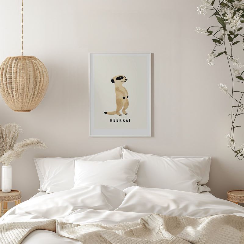 Meerkat - Stretched Canvas, Poster or Fine Art Print I Heart Wall Art