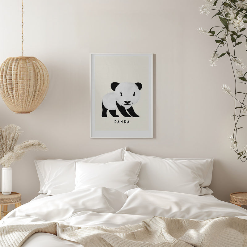 Panda - Stretched Canvas, Poster or Fine Art Print I Heart Wall Art