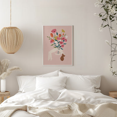 I'm a Flower - Stretched Canvas, Poster or Fine Art Print I Heart Wall Art