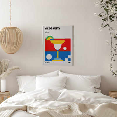 Margarita Bauhaus Cocktail - Stretched Canvas, Poster or Fine Art Print I Heart Wall Art