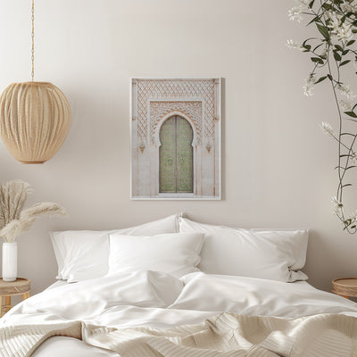 Moroccan Door - Stretched Canvas, Poster or Fine Art Print I Heart Wall Art