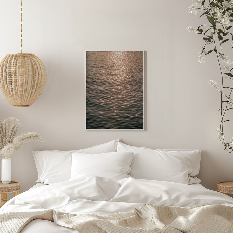 Sunset at Sea - Stretched Canvas, Poster or Fine Art Print I Heart Wall Art