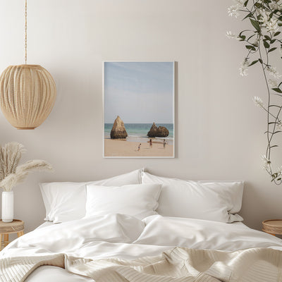 Portugese Beach - Stretched Canvas, Poster or Fine Art Print I Heart Wall Art