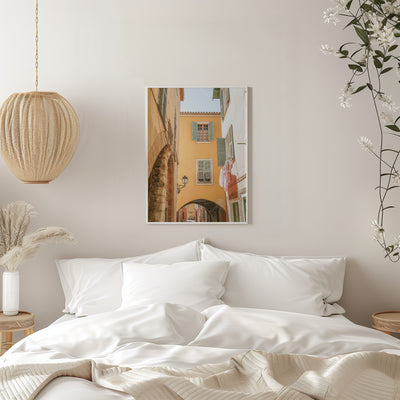 Summer in Menton - Stretched Canvas, Poster or Fine Art Print I Heart Wall Art