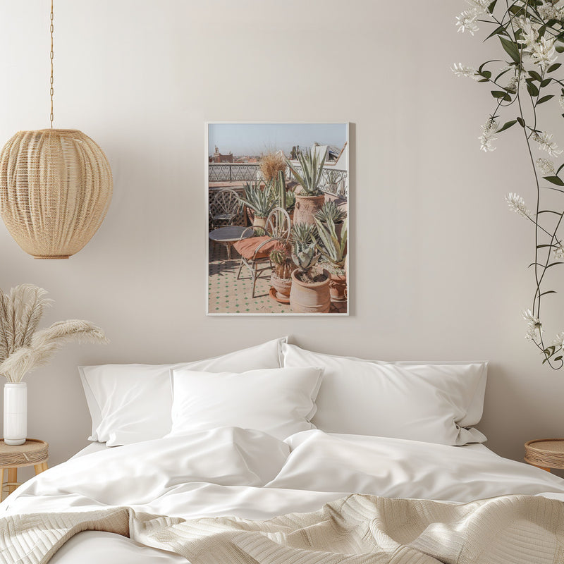 Rooftop in Marrakech - Stretched Canvas, Poster or Fine Art Print I Heart Wall Art