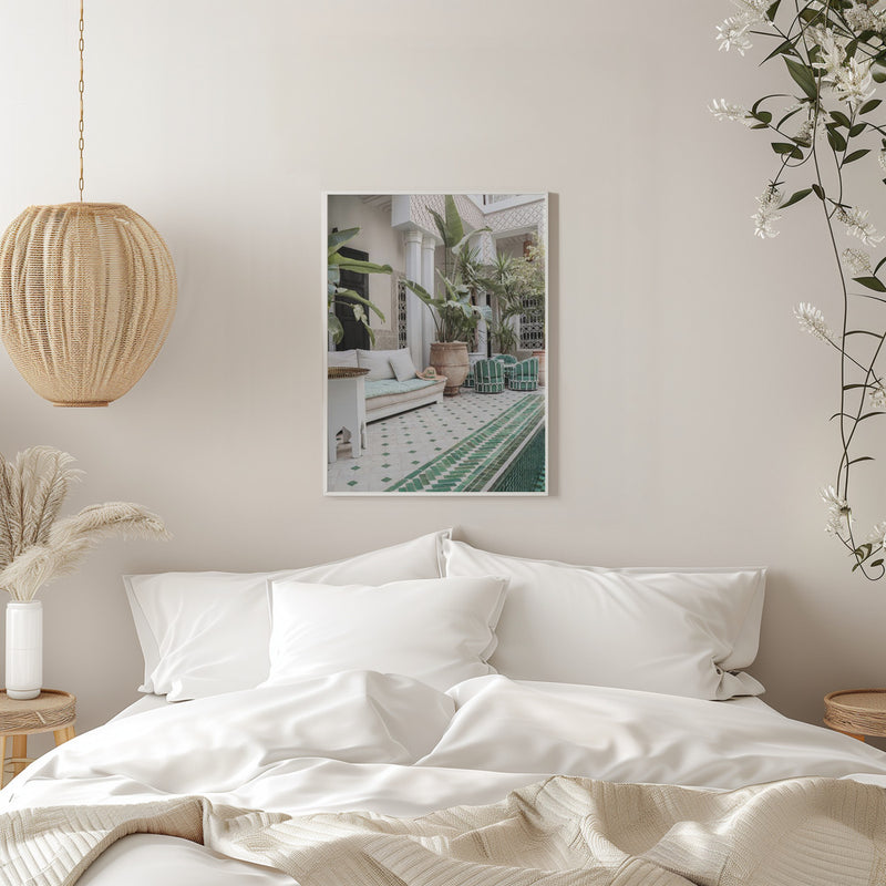 Marrakech Oasis - Stretched Canvas, Poster or Fine Art Print I Heart Wall Art