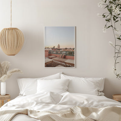 Sunset in Marrakech - Stretched Canvas, Poster or Fine Art Print I Heart Wall Art