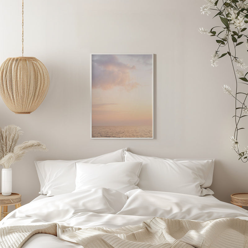 Pastel Color Sunset - Stretched Canvas, Poster or Fine Art Print I Heart Wall Art