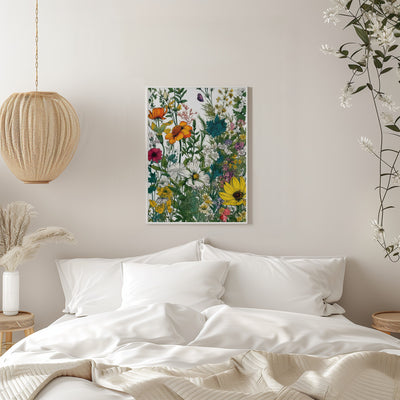 Flora Meadow (74) - Stretched Canvas, Poster or Fine Art Print I Heart Wall Art