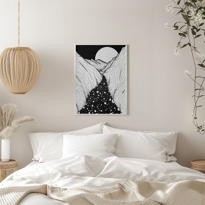 The Star Filled River - Stretched Canvas, Poster or Fine Art Print I Heart Wall Art