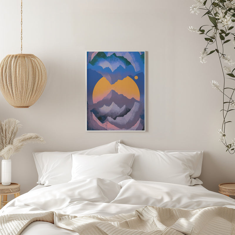 To fly to Neptune - Stretched Canvas, Poster or Fine Art Print I Heart Wall Art