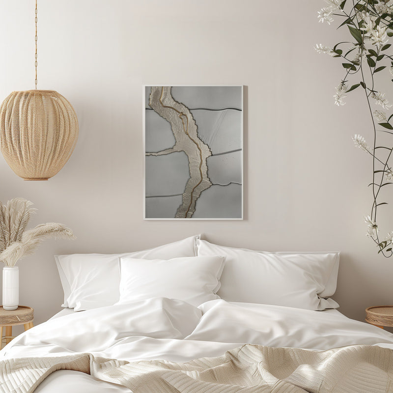 Metallic landscape nº2 - Stretched Canvas, Poster or Fine Art Print I Heart Wall Art