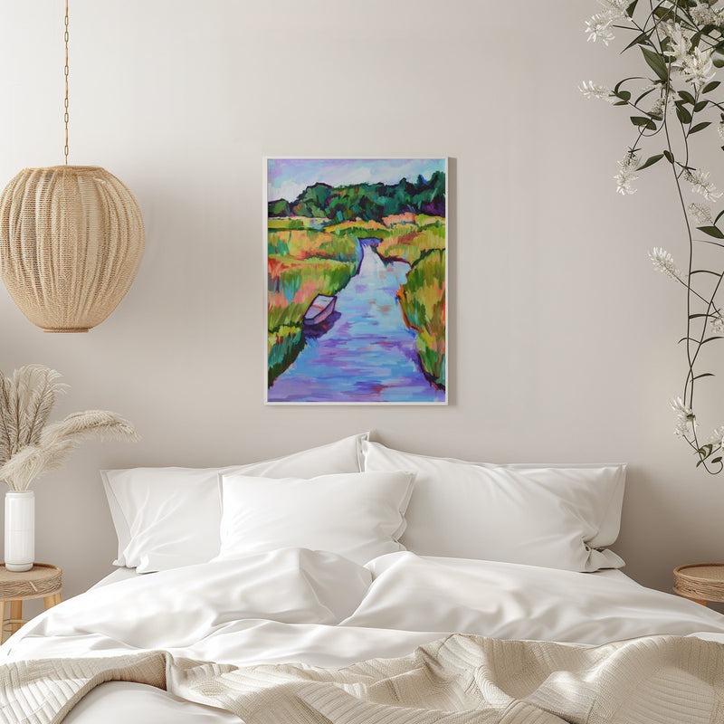 Rippling Water - Stretched Canvas, Poster or Fine Art Print I Heart Wall Art