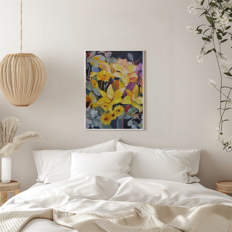 Bouquet - Stretched Canvas, Poster or Fine Art Print I Heart Wall Art