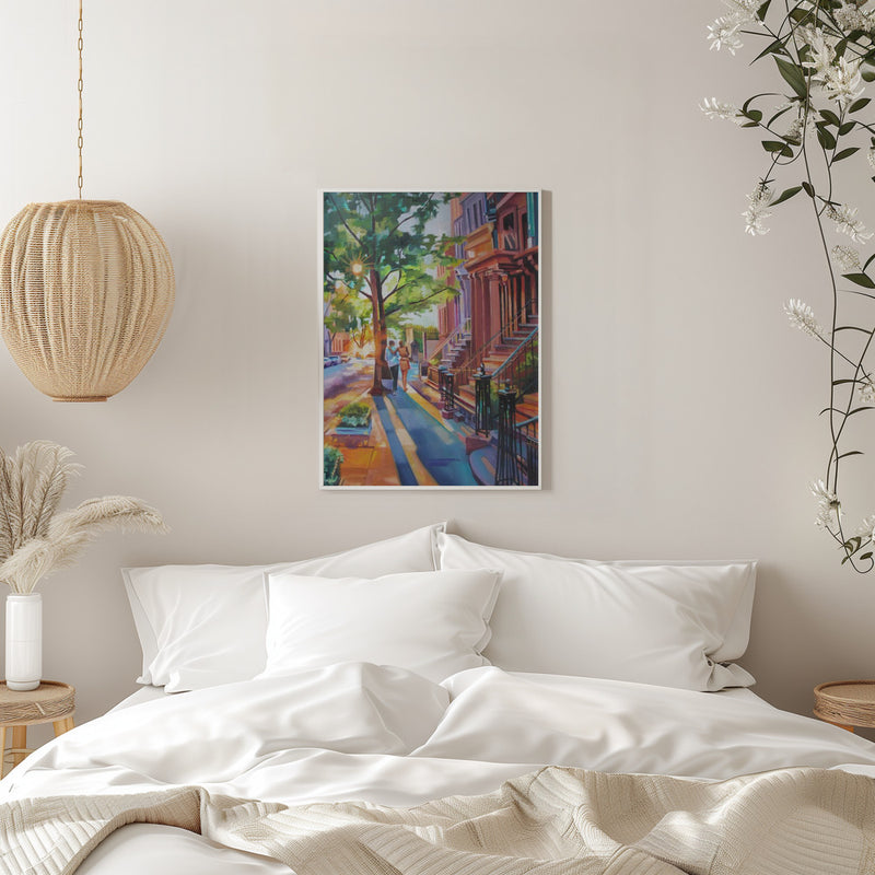 Brooklyn Heights - Stretched Canvas, Poster or Fine Art Print I Heart Wall Art