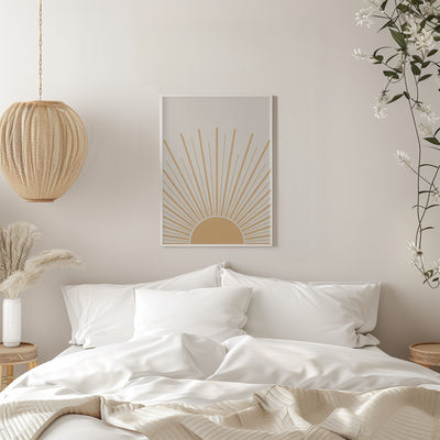 Scandinavian Sunrise - Stretched Canvas, Poster or Fine Art Print I Heart Wall Art