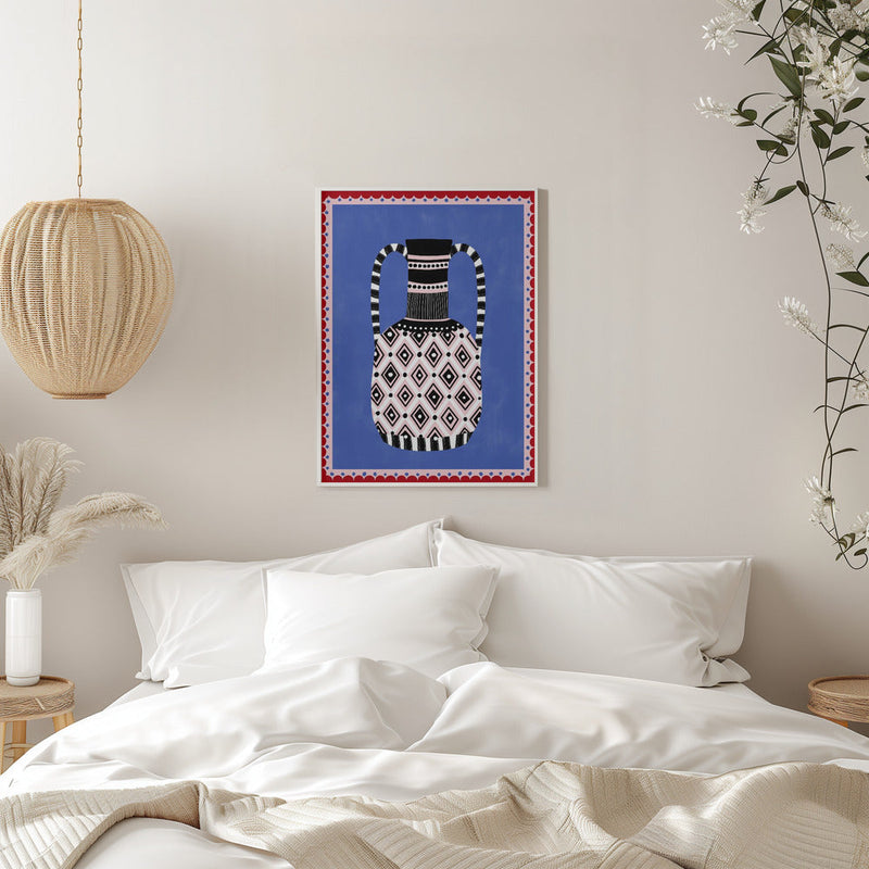 Geometric Patterns and Bold Colors - Stretched Canvas, Poster or Fine Art Print I Heart Wall Art