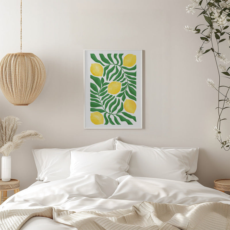 Lemon Grove Vibes - Stretched Canvas, Poster or Fine Art Print I Heart Wall Art