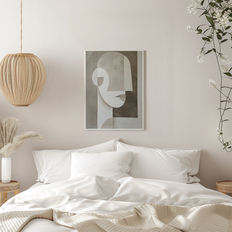 Neutral Portrait - Stretched Canvas, Poster or Fine Art Print I Heart Wall Art