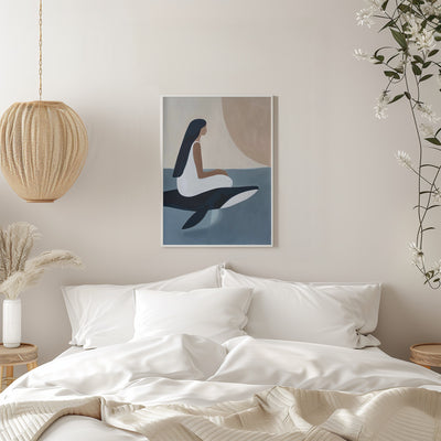 Whale Rider - Stretched Canvas, Poster or Fine Art Print I Heart Wall Art